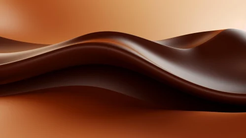 Delicious Chocolate Wave | 3D Render