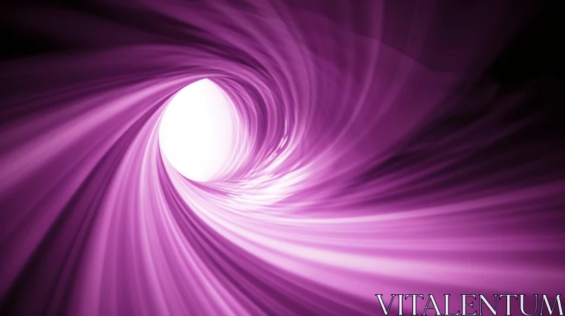 Enigmatic Abstract Tunnel Artwork AI Image