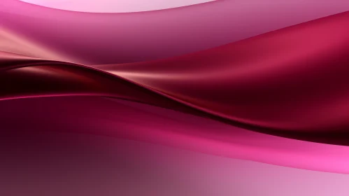 Elegant 3D Silk Fabric Rendering in Pink and Purple