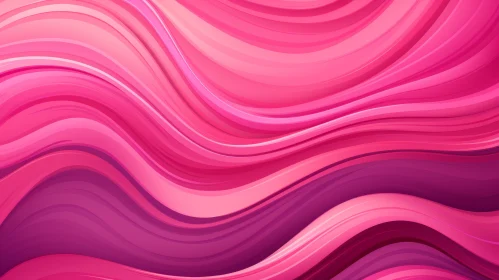 Pink and Purple Fluid Waves | Abstract Art