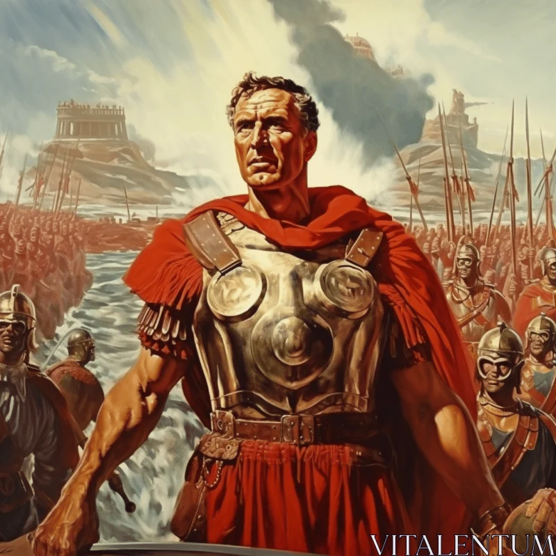 Captivating Illustration of a Roman God - Ancient World Art AI Image