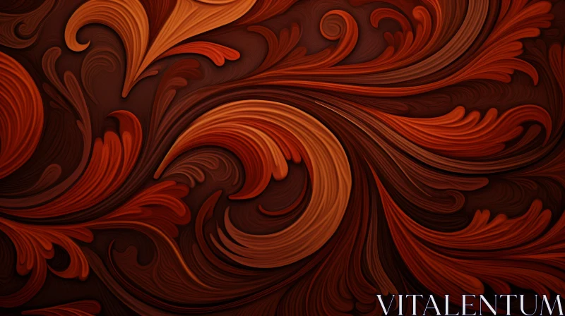 Elegant Organic Wood Pattern Background AI Image