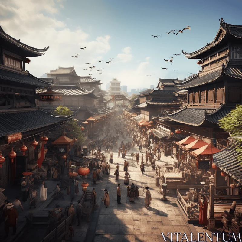 Unveiling the Streets of China: A Historical Perspective AI Image