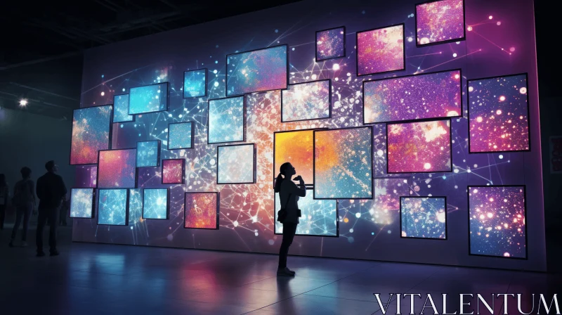 Captivating Interactive Wall Art: Bokeh Panorama and Mystical Visionary AI Image