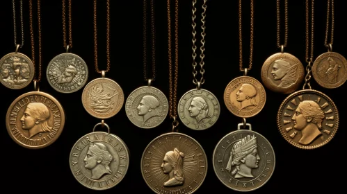 Exquisite Coin Pendants Collection | Luxurious Wall Hangings