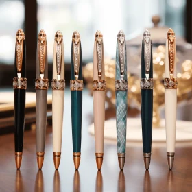 Exquisite Diamond Pens - Baroque-Inspired Grandeur | La PГ©nceniГЁre