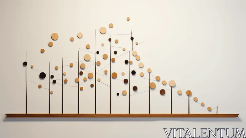 Abstract Wall Sculpture: Classical Balance and Conceptual Installation AI Image