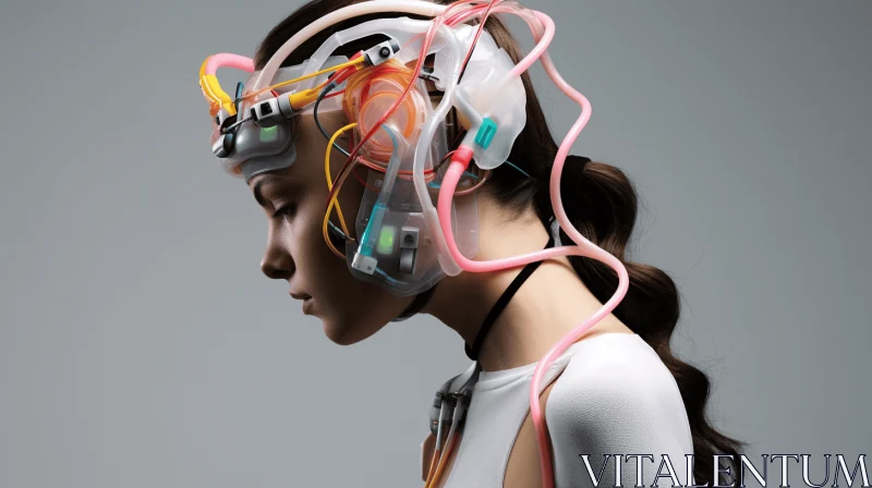 Enchanting Fusion of Technology and Humanity | Neurocore Artwork AI Image