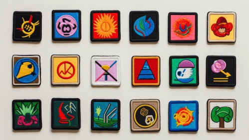 Embroidered Badges and Patch Sets | Hypermodernism and Precisionist Art