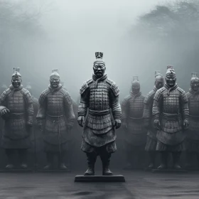 Misty Armoured Men: A Captivating Tribute to Ancient Times