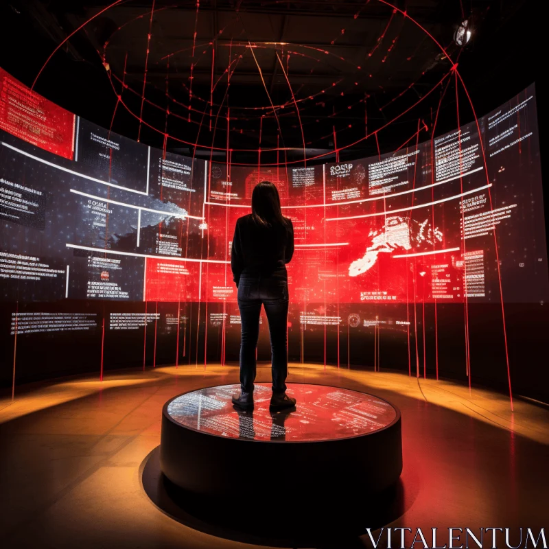 Captivating Interactive Art Installation: Exploring Scientific and Civil Rights Themes AI Image