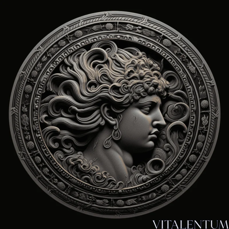 Captivating 3D Illustration of Chinese Goddess Medusa | Detailed Ornamentation AI Image