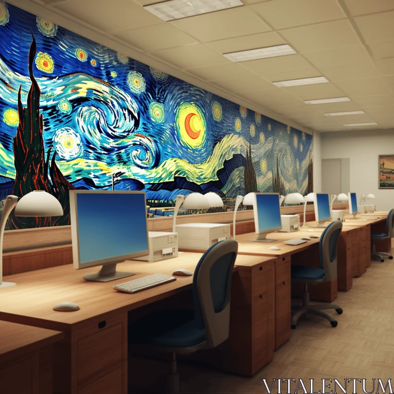 Colorful Mural: Photorealistic Renderings with Windows XP Inspired Aesthetic AI Image
