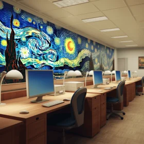 Colorful Mural: Photorealistic Renderings with Windows XP Inspired Aesthetic