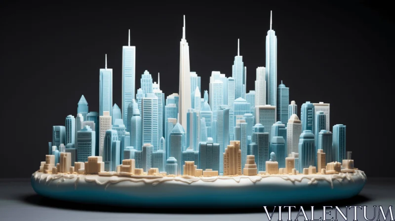 Captivating Clay Sculpture of New York City Skyline | Chicago Imagists Inspired