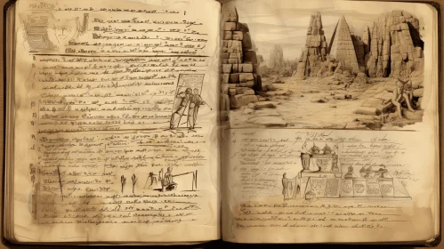 Sketchbook of an Ancient City: Exploring the Enigmatic Drawings