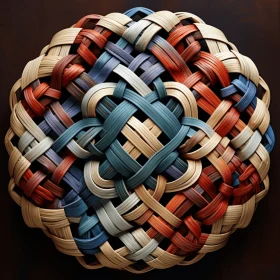 Exquisite 3D Printed Woven Basket | Earthy Color Palettes