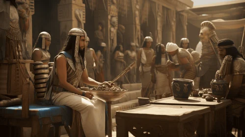 Pharaohs in Ancient Egypt: A Captivating Scene of Historical Grandeur