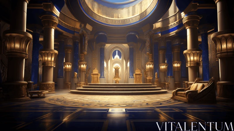 Enchanting Egyptian-Inspired Room | Unreal Engine 3D Render AI Image