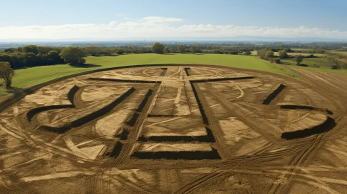 Circular Pattern in Field | New British Sculpture | Biblical Iconography