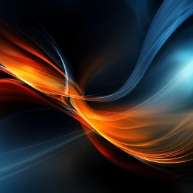 Colorful Abstract Waves and Swirls