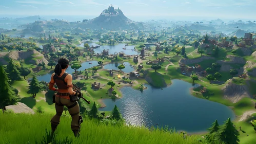 Landscape in Video Game