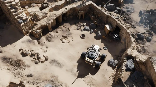 Desert Ruins and Rover