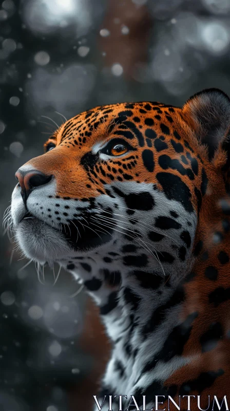 Powerful Jaguar Gaze