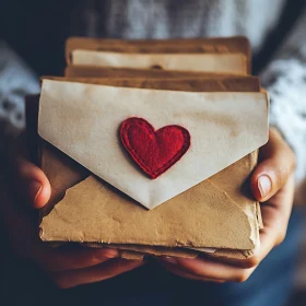 Love Letters with Red Heart
