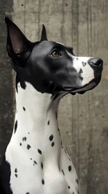 Spotted Dog in Profile