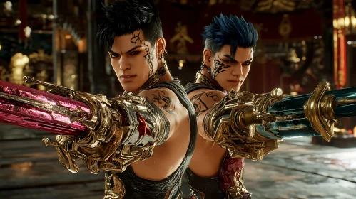 Dual Swordsmen: A Study in Contrast