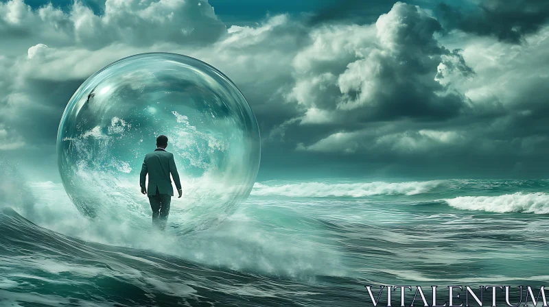 Ocean Walker in Protective Sphere