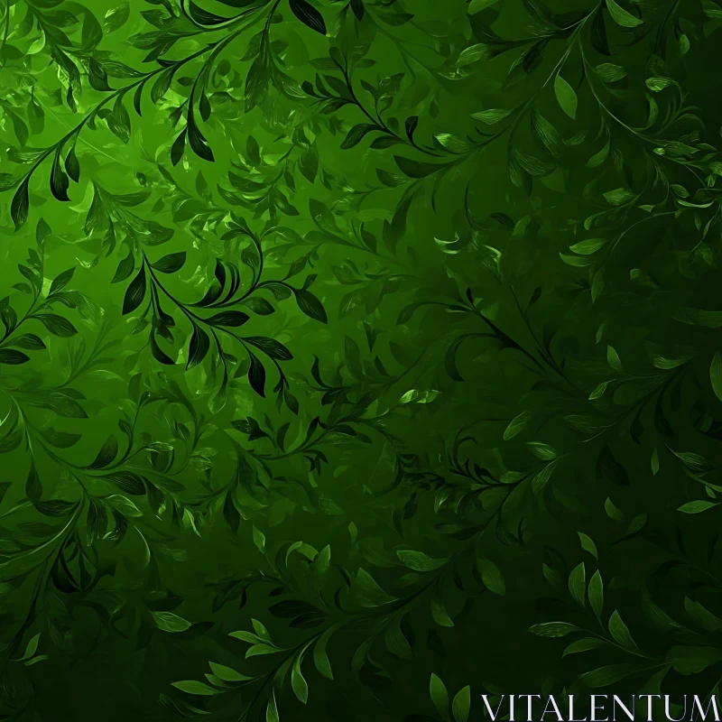 Verdant Leaves Intertwined