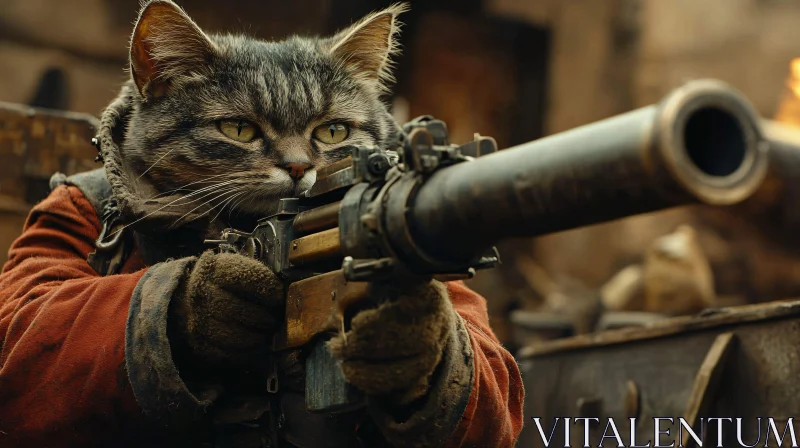 Tabby Cat Marksman
