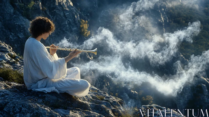 Ethereal Mountain Flute Performance