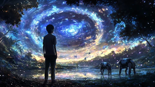 Stargazer's Dream: A Cosmic Encounter