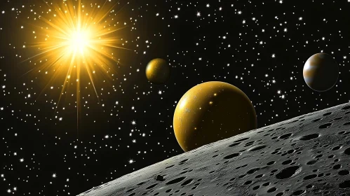 Cosmic Dance of Planets and Light