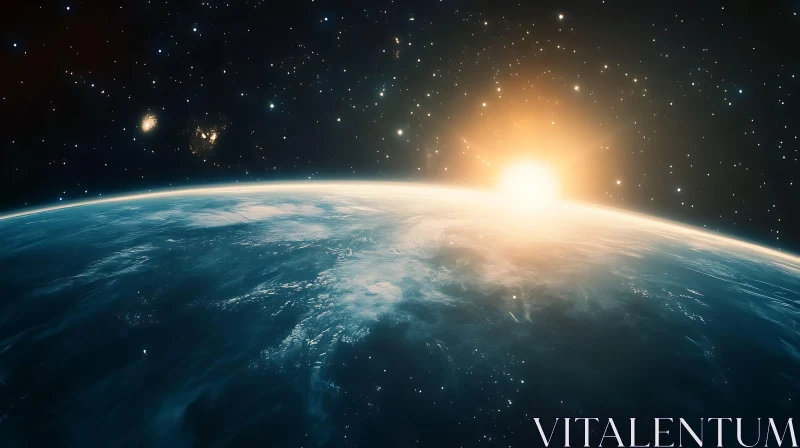 Earth Sunrise View