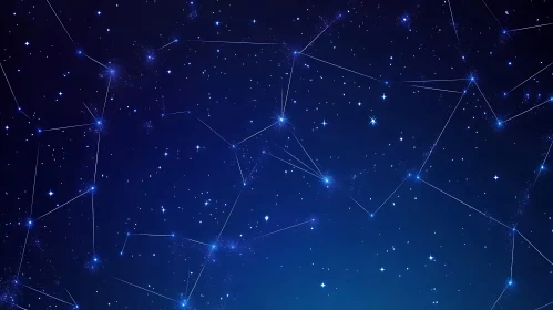 Starry Constellation: A Night Sky Map