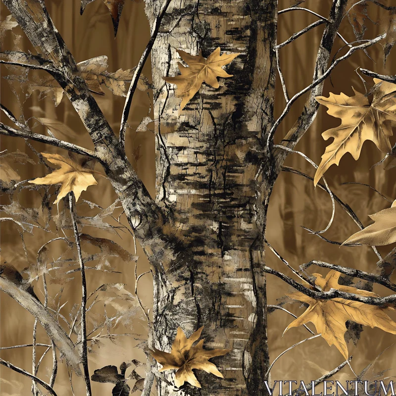 Birch in Autumnal Attire