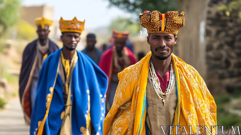 African Men in Traditional Dress