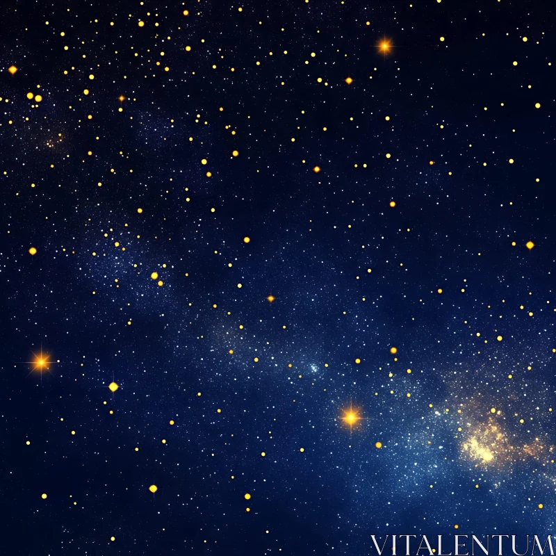 Cosmic Starry Night