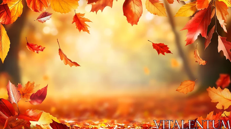 Autumn Leaves Falling