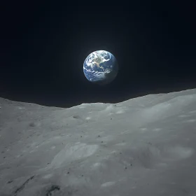 Lunar View of Earth