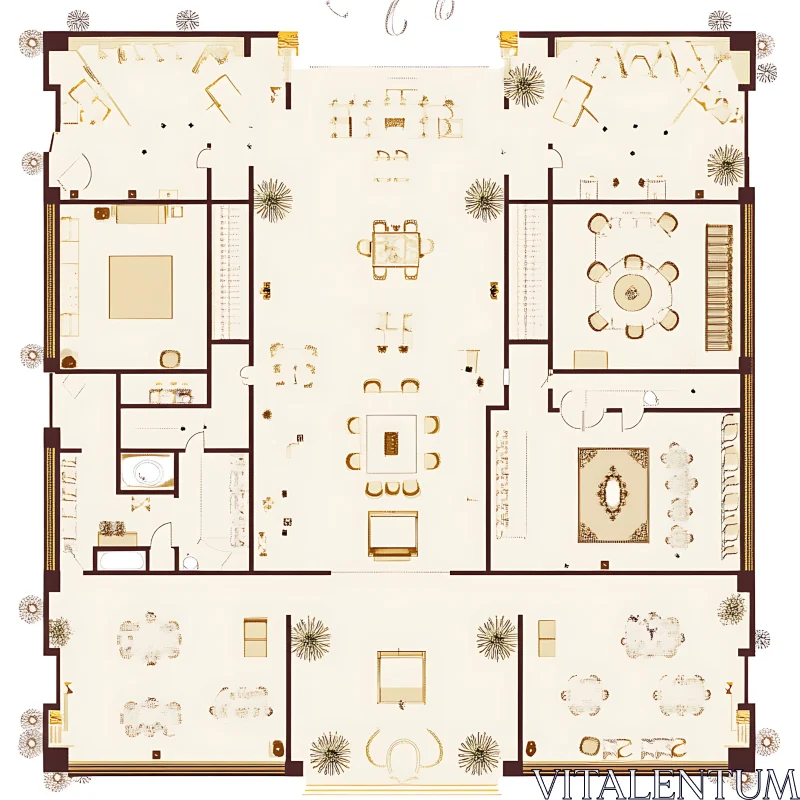 Luxurious Building Floor Plan