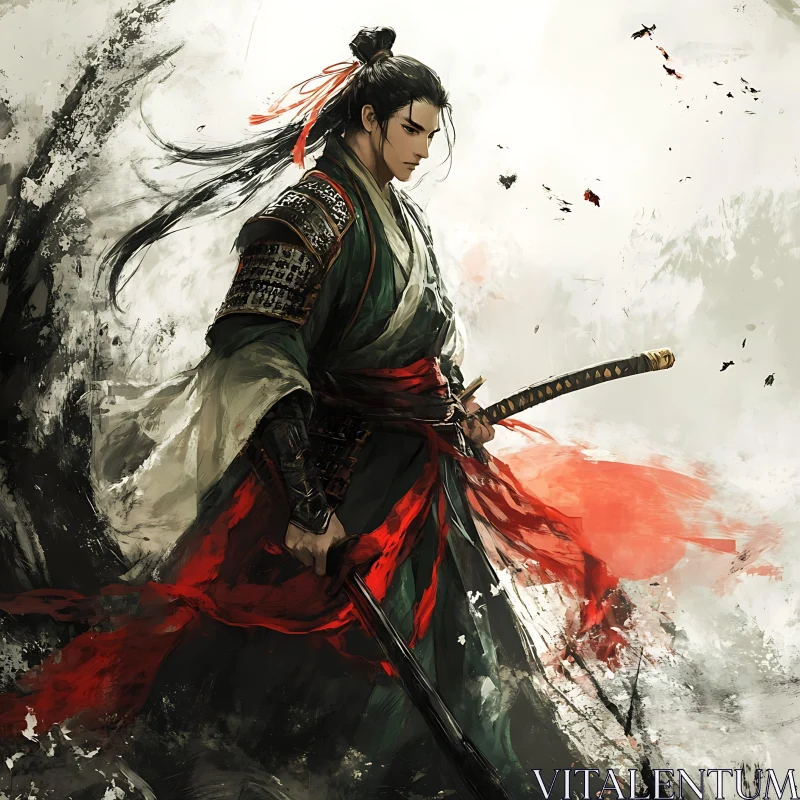 Samurai Warrior Digital Art