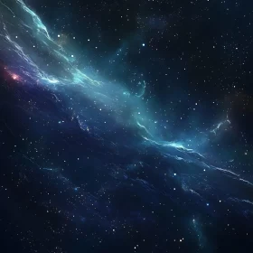Nebula Dreamscape: Celestial Art Print