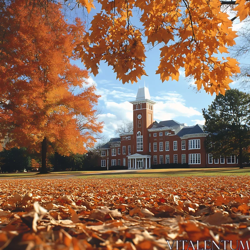 Fall Season Building View