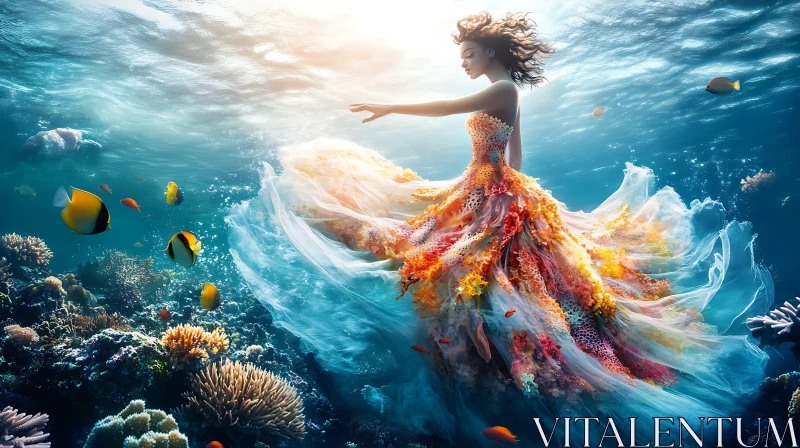 Ocean Dream: A Woman's Underwater Dance