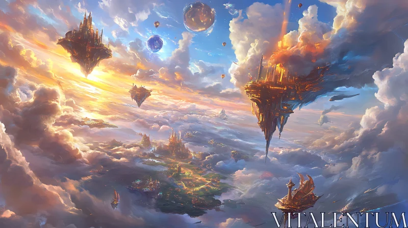 Floating Cities Among the Clouds